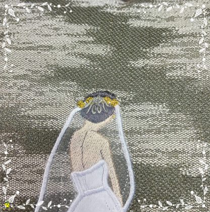 Bride in Veil Cushion - Image 2