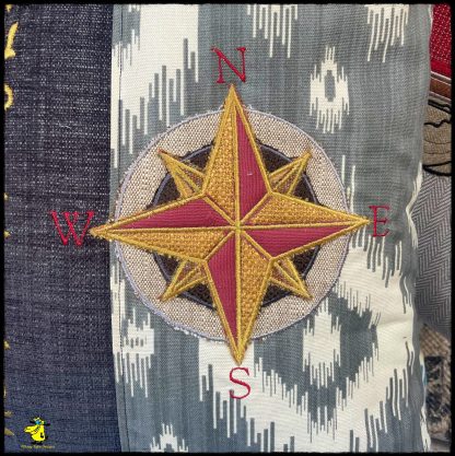 Compass Design Cushion - Image 4